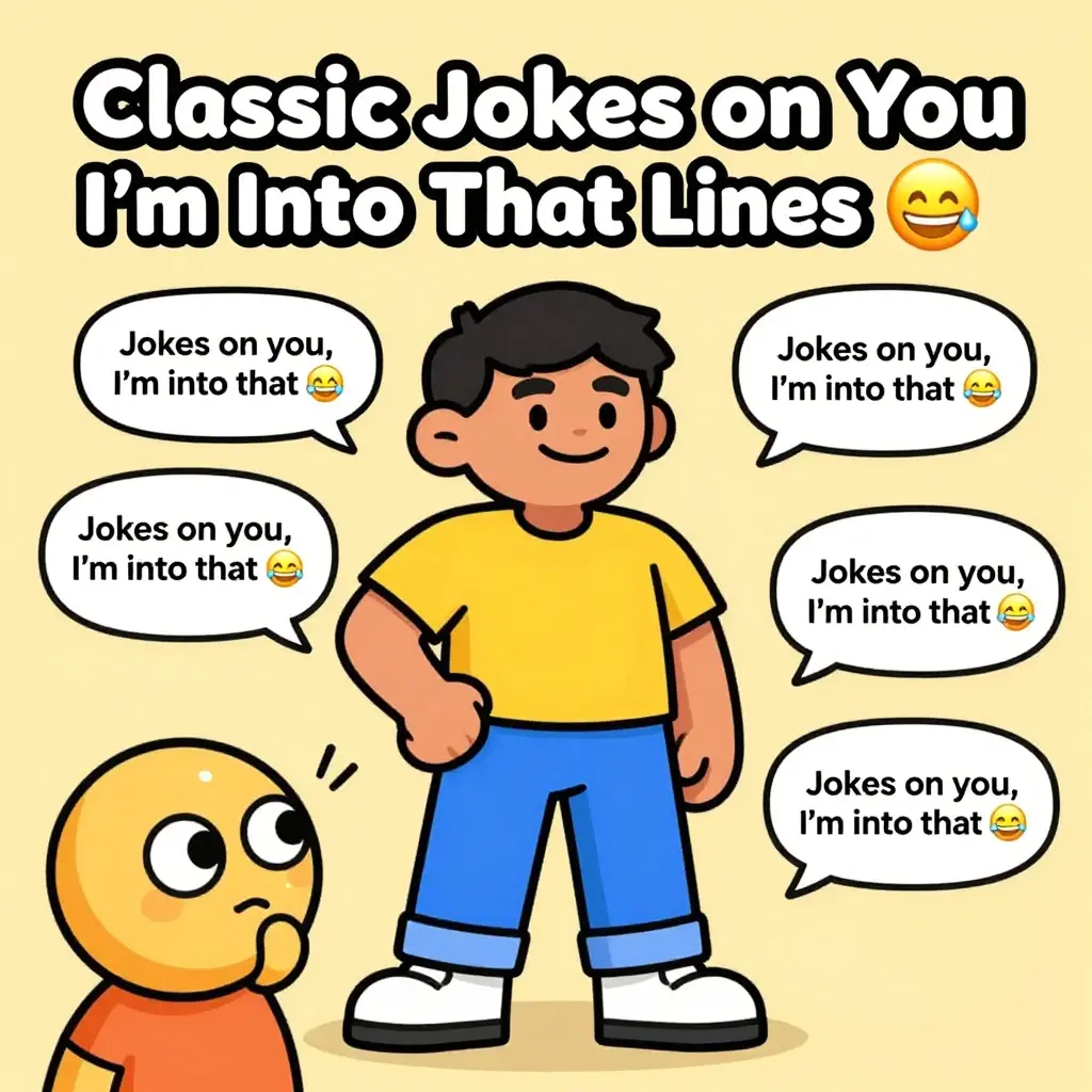 jokes on you i'm into that