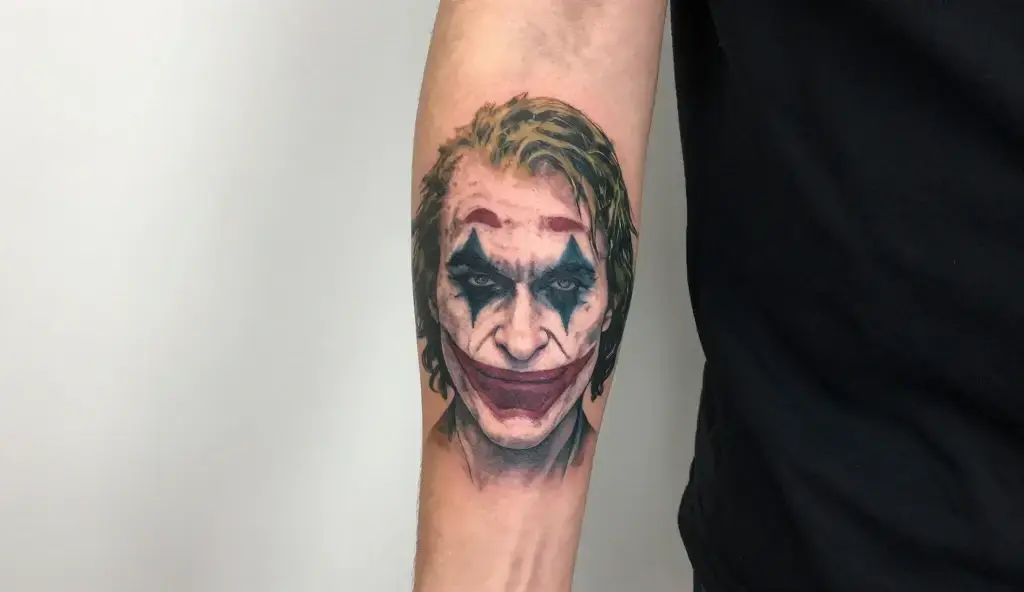 joker tattoo drawing