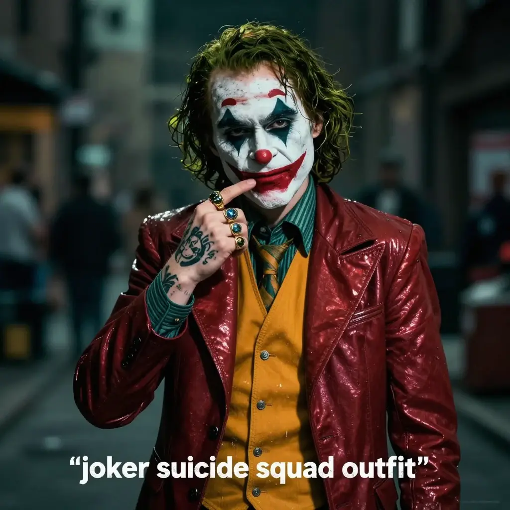 joker suicide squad outfit